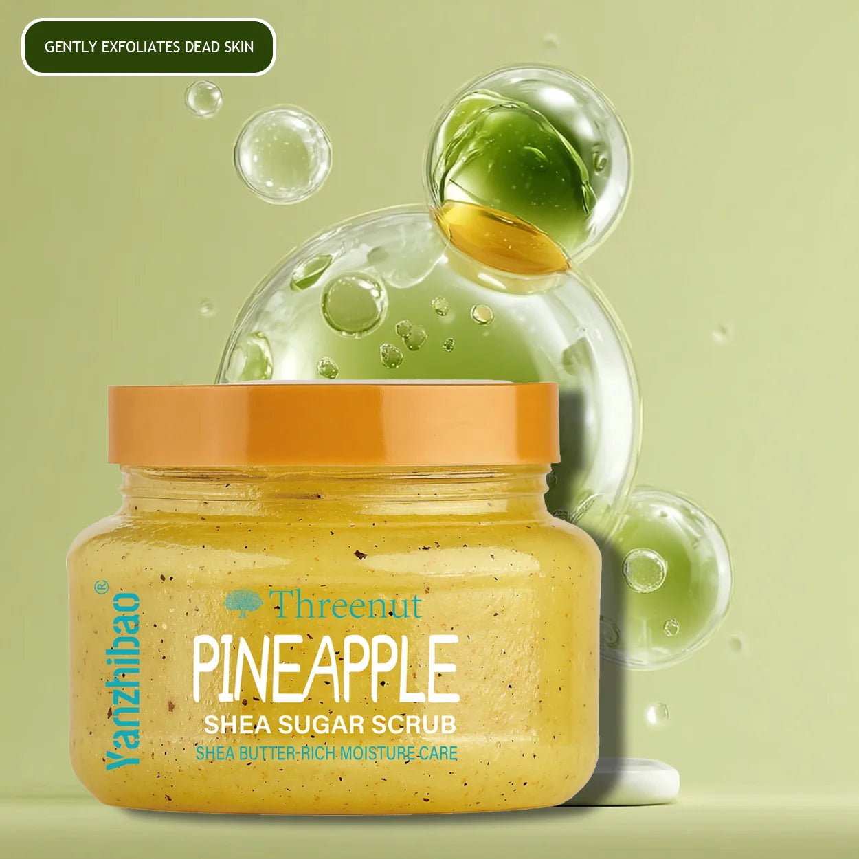 Three Nut Pineapple Shea Sugar Scrub