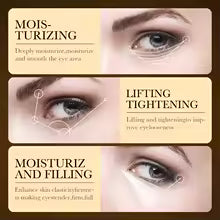 24k Gold Hyaluronic Acid Eye Cream Anti Dark Circles & Eye Bags Moisturizer