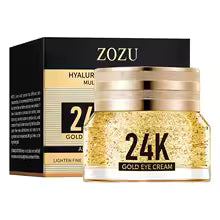 24k Gold Hyaluronic Acid Eye Cream Anti Dark Circles & Eye Bags Moisturizer