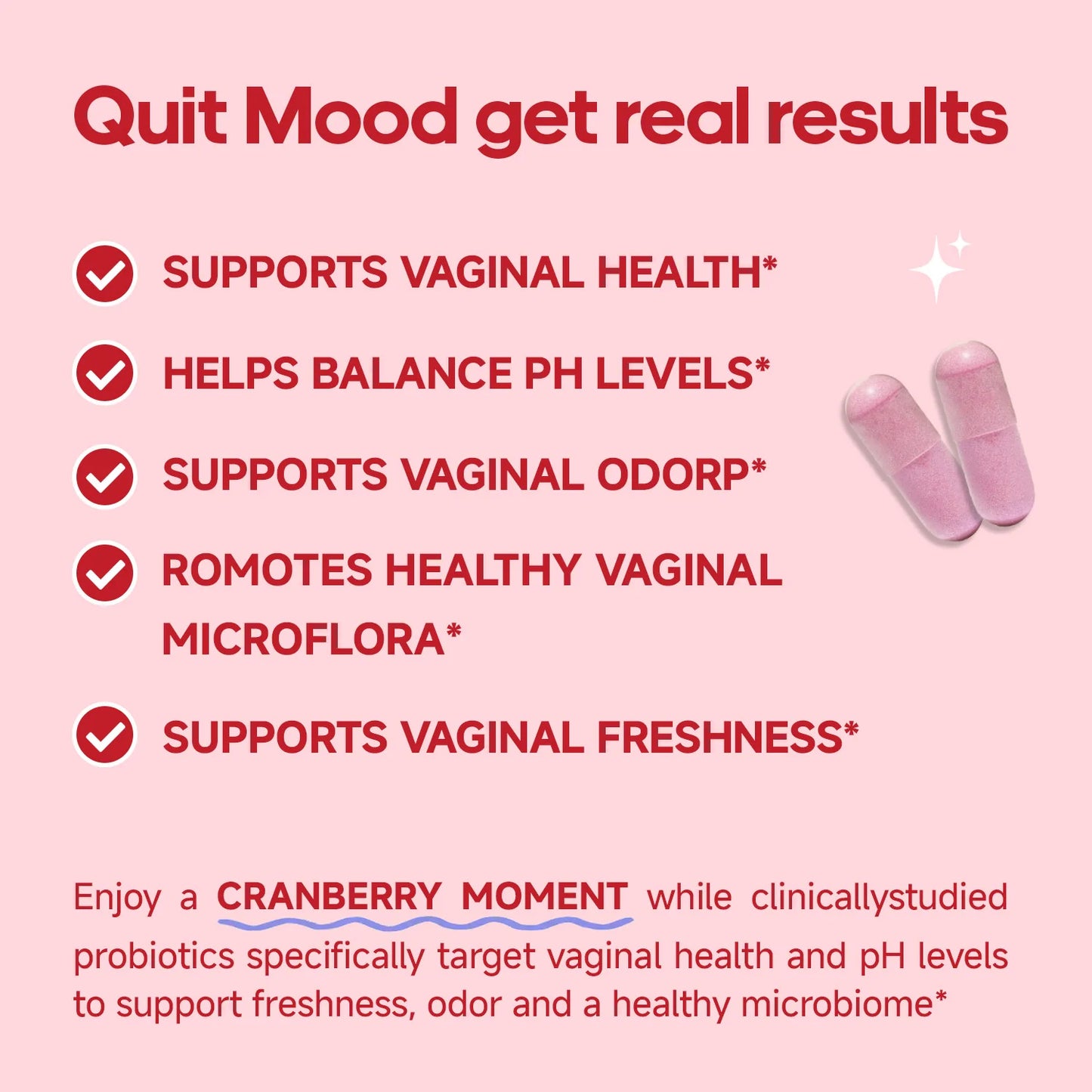 Quitmood Queen's Female-Focused Once-daily Women's complete V- Probiotics