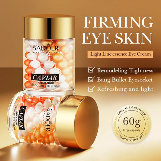 SADOER Caviar Collagen Eye Cream Anti Dark Circles Removal