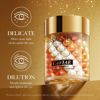 SADOER Caviar Collagen Eye Cream Anti Dark Circles Removal