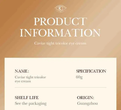 SADOER Caviar Collagen Eye Cream Anti Dark Circles Removal