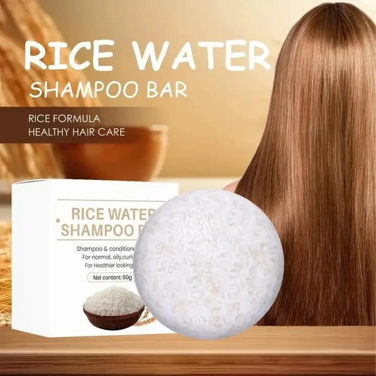 Organic Rice Shampoo Soap Bar Oil Free