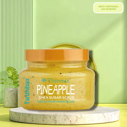 Three Nut Pineapple Shea Sugar Scrub