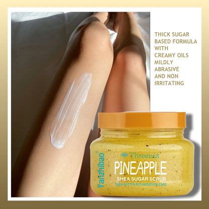 Three Nut Pineapple Shea Sugar Scrub