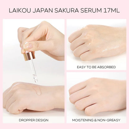 LAIKOU Sakura Face Essence Anti Wrinkle Serum Shrink Pores Anti-Aging Moisturizer
