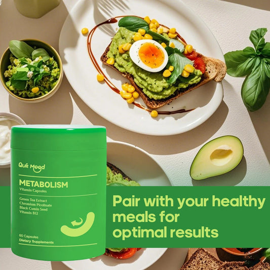 QUITMOOD-METABOLISM Vitamin Capsules, Green Tea Extract