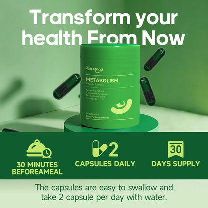 QUITMOOD-METABOLISM Vitamin Capsules, Green Tea Extract